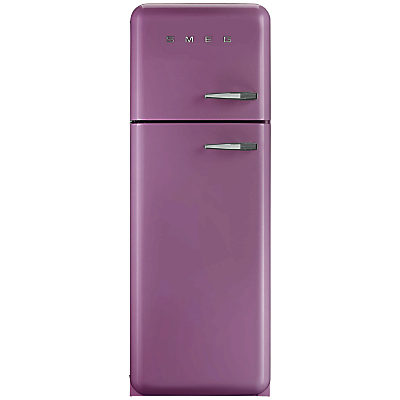 Smeg FAB30LF Fridge Freezer, A++ Energy Rating, Left-Hand Hinge, 60cm Wide Pink Smeg FAB30LF Fridge Freezer, A++ Energy Rating, Left-Hand Hinge, 60cm Wide Pink